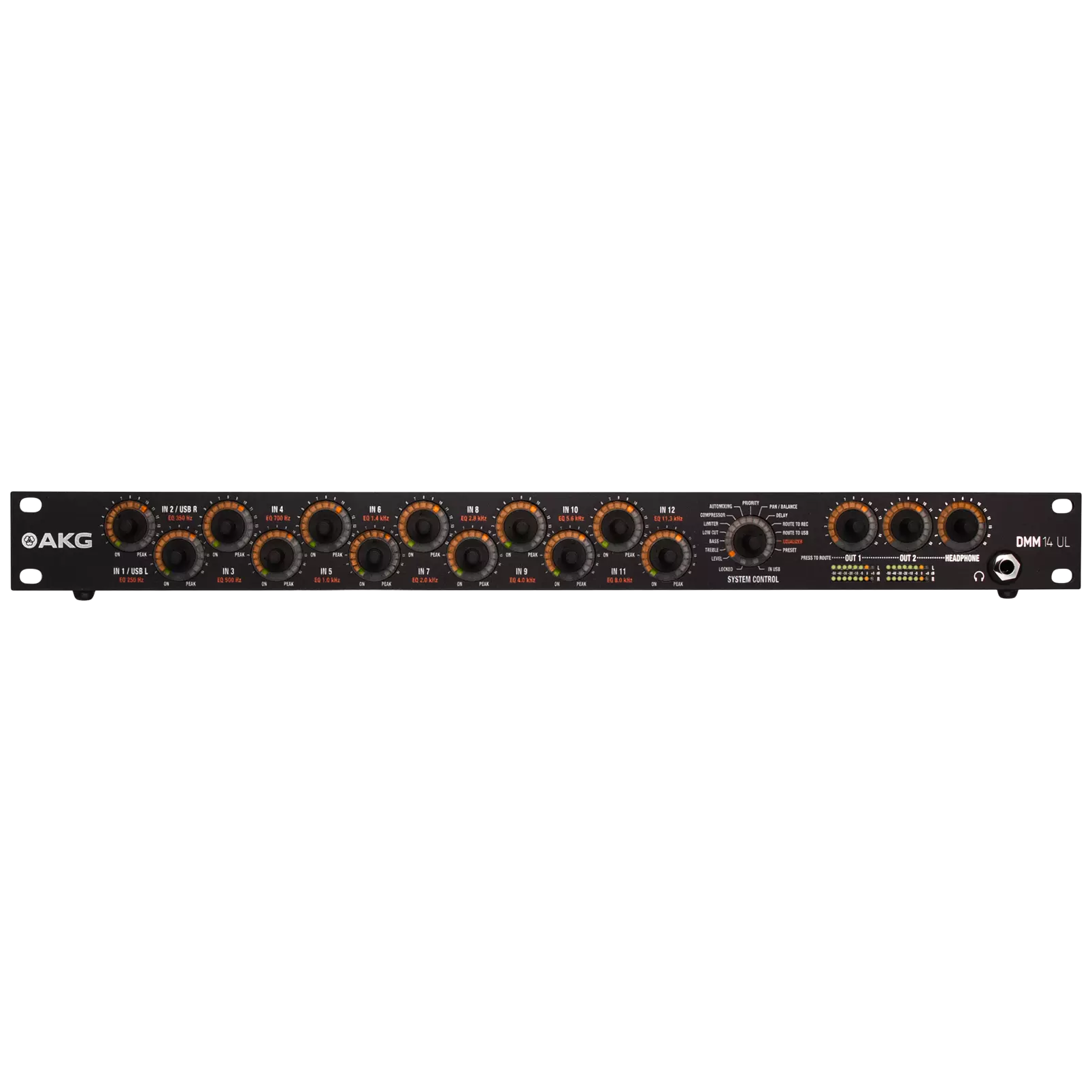 AKG DMM14 UL Reference digital automatic microphone mixer w/LAN interface via Ethernet