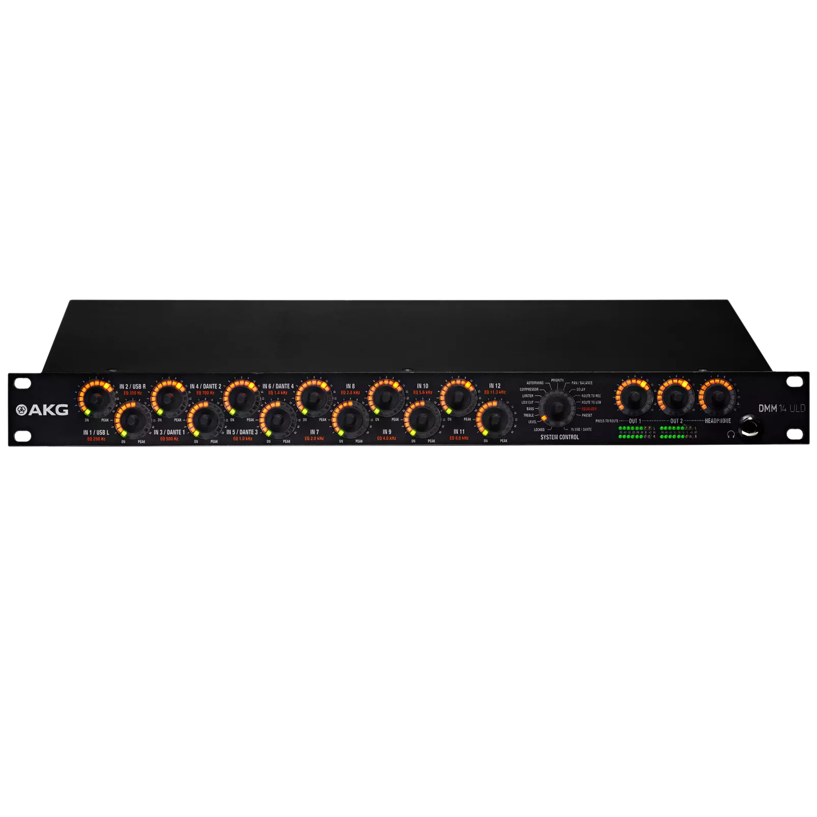 AKG DMM14 ULD Reference digital automatic microphone mixer w/DANTE