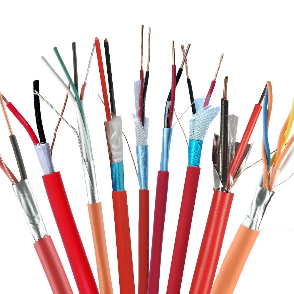 Cáp chống cháy 2x1.0mm2, chống nhiễu, xoắn đôi, màu cam, LSZH, 305m/cuộn, tiêu chuẩn BS6385